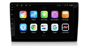 Central Multimidia OCTACORE PRO UNIVERSAL Tela QLED IPS NAVPRO Carplay + Android Auto sem fio